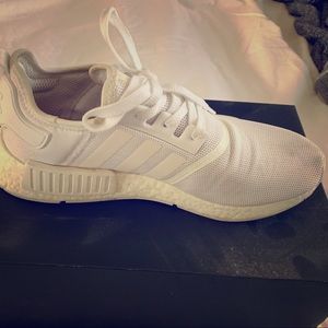 All white adidas